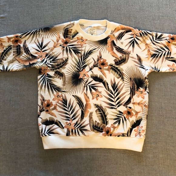 Billabong Tops - Billabong Tropical Floral Sweatshirt, Size M